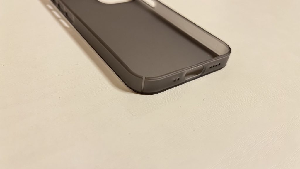 底部の切り込み